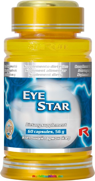 Eye Star 60 db kapszula szemek erősítésére, szemvitamin - Starlife