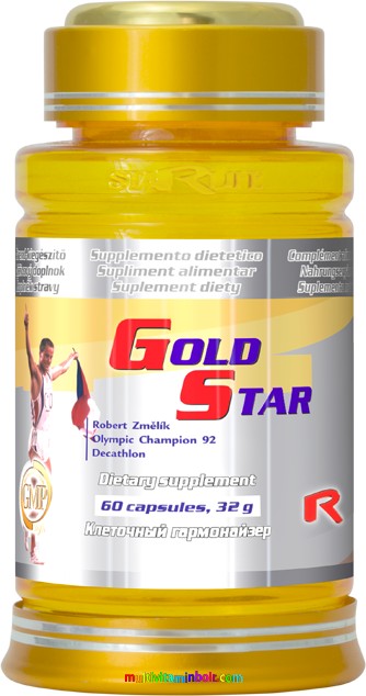 Gold Star - 60 db az erő, kitartás, vitalitás növelésére - StarLife