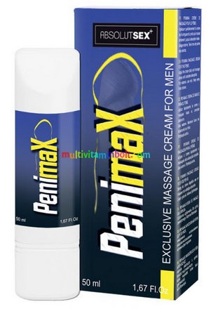 Penimax krém 50 ml - pénisznövelő, stimuláló hatású termék - Lavetra