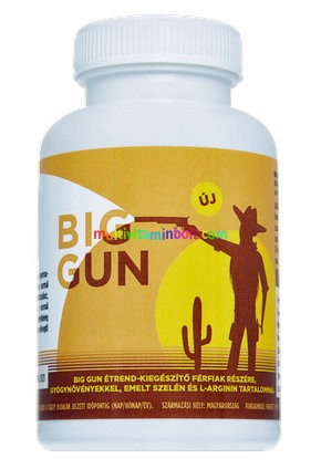 Big Gun Sperma mennyiség és termékenység növelő, 30 db tabletta Férfiaknak