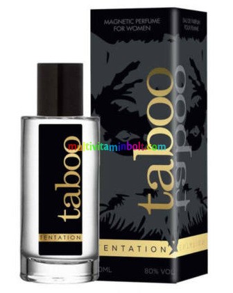Taboo For Her TENTATION Feromon Női Parfüm 50 ml. Nagyon kellemes, finom, csábító illattal
