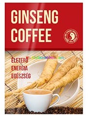 Ginseng Coffee, Panax Ginzeng kávé 15 tasak, instant, azonnal oldódó, finom ízű, arabica kávéval - Dr. Chen