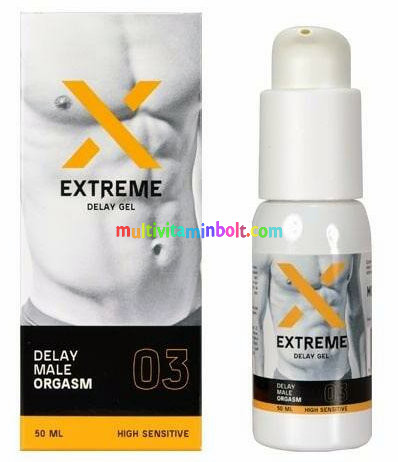 Extreme Delay Orgasm Gel 50 ml, Férfiaknak, késleltető hatású