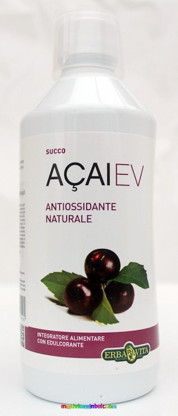 Acai berry koncentrátum 500 ml. Kolloidális szerkezetű, antoxidáns sűrítmény. Egészség, szépség, karcsúság - Erbavita