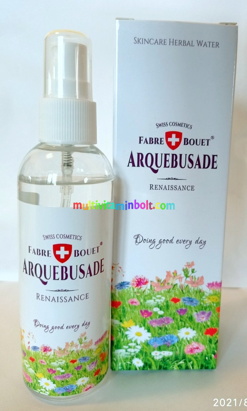 Arquebusade Herbal Water 100 ml, 75 gyógynövény kivonat Svájcból. Fabre&Bouet Arquebusade Herbal Water