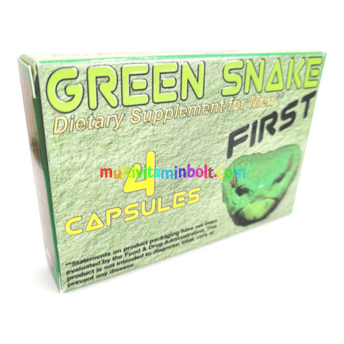 Green Snake First 4 db kapszula, potencianövelő, vágyfokozó Férfiaknak