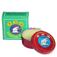 Polar Bear Fehér Jegesmedve Balzsam, nagy 19 g, Mentol-, borsmenta-, kámfor-, fahéj-, eukaliptusz- és szegfűszeg-olaj - Dr. Chen