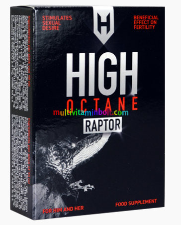 High Octane raptor 5 db kapszula, alkalmi potencianövelő, vágyfokozó férfiaknak és nőknek is