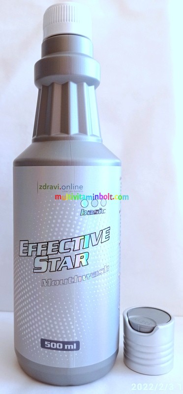 Effective Star Basic - fertőtlenítő oldat és szájvíz 500 ml - StarLife