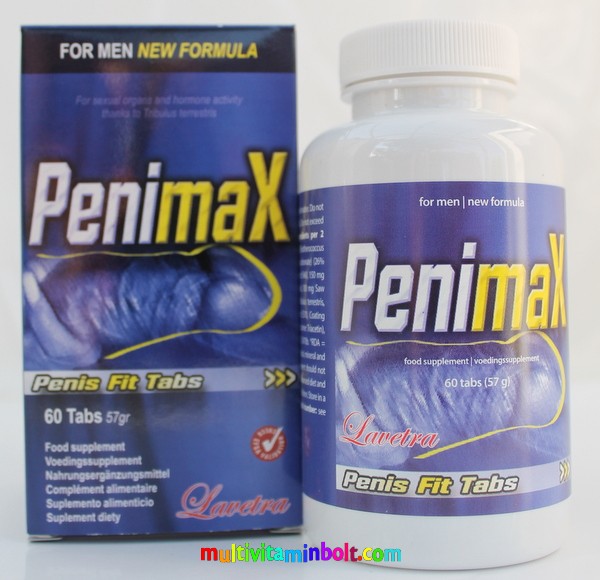 Penimax For Men 60 db kapszula, pénisz növelő hatású - Lavetra