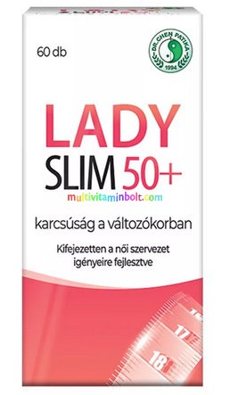 Lady Slim 50+ kapszula 60 db - A változókori karcsúságért, a könnyű lábakért - Dr. Chen