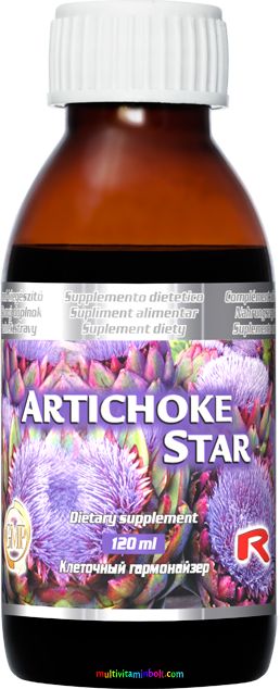 Artichoke Star 120 ml, articsóka kivonat emésztésre, máj védelem - Starlife