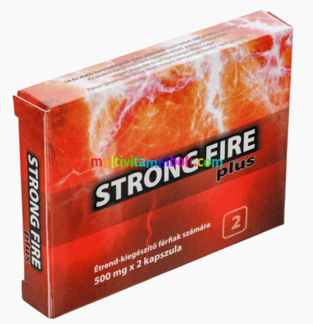 Strong Fire PLUS 2 db potencianövelő kapszula Férfiak részére, mennyiségi kedvezmény