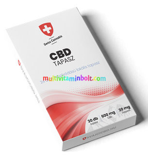 Svájci CBD TAPASZ, 30 darab/csomag, 20 mg/db, összesen 600 mg - Swiss Cannabis