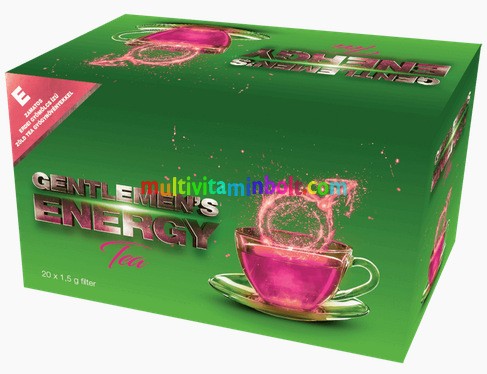 Gentlemen's Energy Tea Erdei gyümölcs, 20 filter, potencianövelő hatású, Férfiaknak