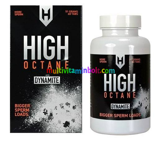 HIGH OCTANE DYNAMITE SPERM BOOSTER - 60 db tabletta, Spermanövelő, mennyiség növelő Férfiaknak