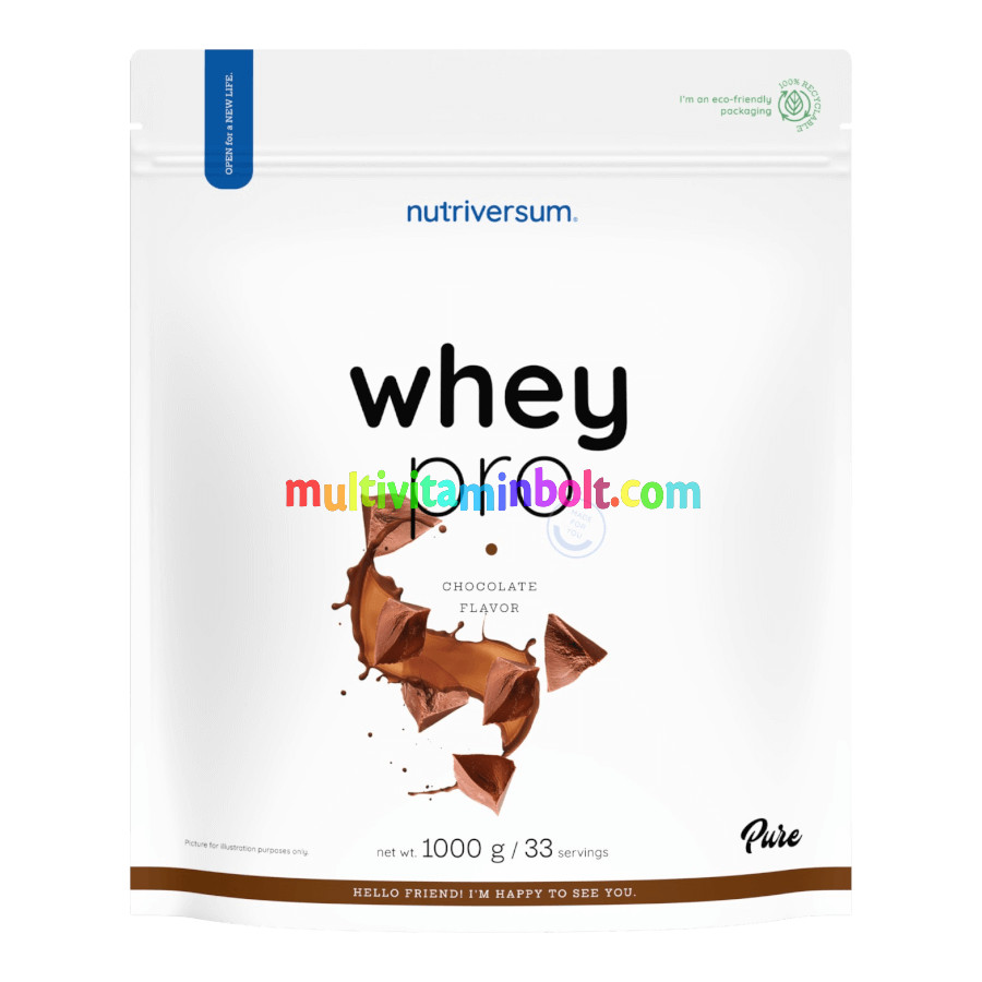 Whey PRO - 1000 g - csokoládé - Nutriversum