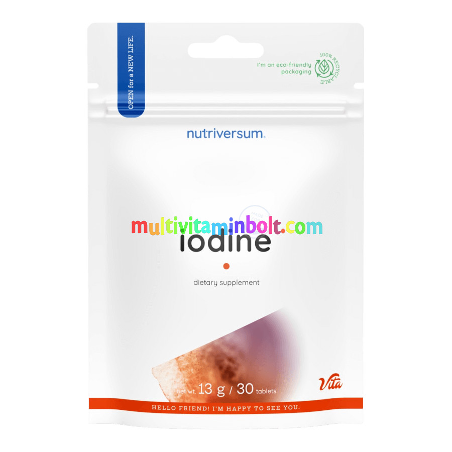 Iodine Tablet - 30 tabletta - Nutriversum