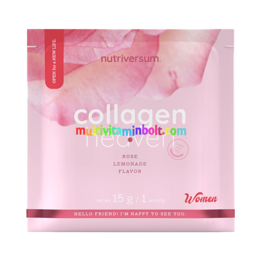 Collagen Heaven - 15 g - rózsa-limonádé - Nutriversum